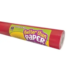 Teacher Created Resources Better Than Paper&reg; Bulletin Board Roll, 4' x 12', Cranberry Red, 4-Pack