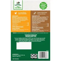 Greenies Pill Pockets Capsule Size Chicken and Peanut Butter Flavor Variety Pack Adult Chewy Dog Treat - 15.8oz