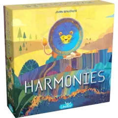 Asmodee Harmonies Board Game: Educational, Patterns, 30-Min Play, 1-4 Players, Cards & Wooden Pieces Included