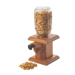 Creative Wood Design Candy Dispenser Amish Made Quart Mason Jar Style