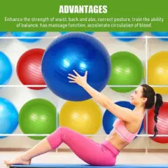 Toyzone World Large Exercise Fitness Yoga Ball Multicolor