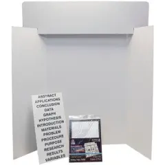 Pacon Presentation Board Project Kit with Project Papers