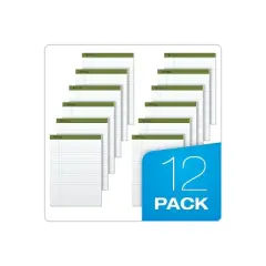 Earthwise by Ampad Recycled Writing Pad 8 1/2 x 11 3/4 White Dozen 20172