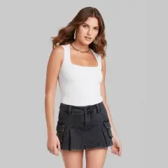 Women's Square Neck Bodysuit - Wild Fable&trade;