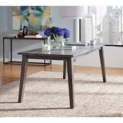 Callie Mid-Century Dining Table Gray - Lifestorey