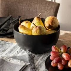 over&back 2.3qt Coupe Hand-Finished Stoneware Tall Serving Bowl Semi-Matte