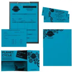 Exact Color Copy Paper, 8-1/2 x 11 Inches, 20 lb, Bright Blue, 500 Sheets