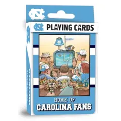MasterPieces Officially Licensed NCAA UNC Tar Heels Fan Deck Playing Cards - 54 Card Deck