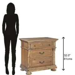 Hekman 23363 Hekman Three Drawer Night Stand 2-3363 799