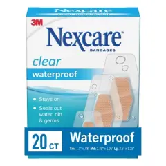 Nexcare Waterproof Bandages - Clear - Assorted Sizes