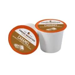 Fresh Roasted Coffee - 48 CT Caramel Flavored Single Serve Pods