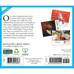 Willow Creek Press 2026 What Dogs Teach Us Box Calendar