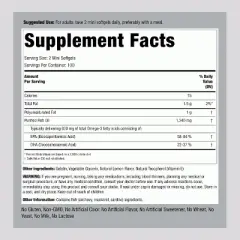 Piping Rock Fish Oil 1340mg | 200 Mini Softgels | Lemon Flavor