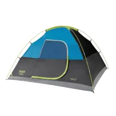 Coleman 6'x10' Sundome 6 Person Dark Room Family Dome Camp Tent