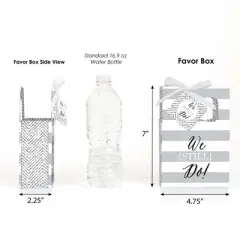 Big Dot of Happiness We Still Do - Wedding Anniversary Party Favor Boxes - Set of 12