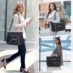 Teacher Tote Bag 15.6 inch Laptop Bag for Women Work Bags Laptop Tote Nurse Bag