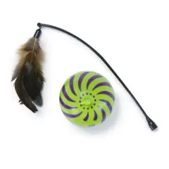 SmartyKat Feather Whirl Electronic Motion Wand Toys for Cats & Kittens