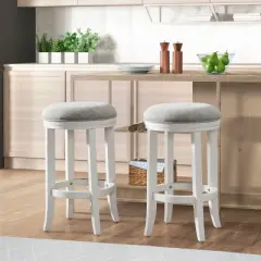 Set of 2 Natick Counter Height Barstools - Alaterre Furniture