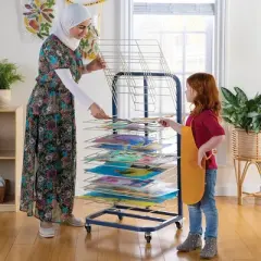 Kaplan Early Learning Mobile Floor Drying Rack