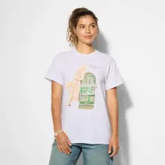 Women's Moroney Lucky Short Sleeve Graphic T-Shirt - White