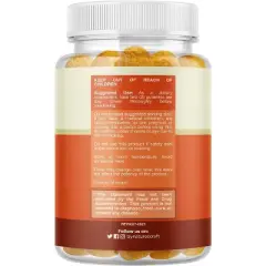 Turmeric Gummies, Extra Strength Joint Support Gummies with Turmeric Curcumin with Black Pepper Extract and Ginger, Nature's Craft, 120ct