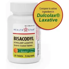 Gericare Bisacodyl 5mg Tablet, 25 Ct