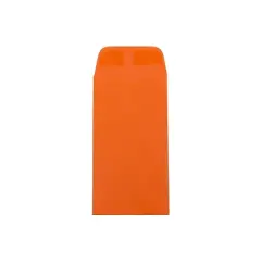 JAM Paper #7 Coin Business Colored Envelopes 3.5 x 6.5 Orange Recycled 1526755