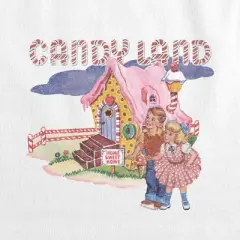 Women's Candy Land Cotton Candy Land Sleeveless Crop Top Tank