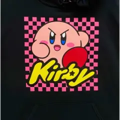 Kirby Scowl Checkerboard Men's Black Sweatshirt