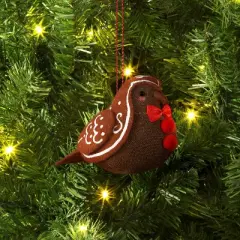 Christmas Gingerbread Fabric Bird Ornament - Wondershop&trade;