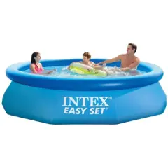 Intex 10&rsquo; x 30'" Above Ground Inflatable Pool and Cartridge Filter Pump System