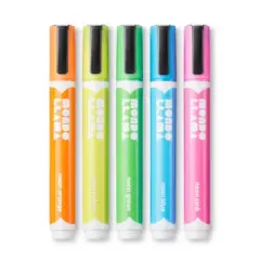 5ct Erasable Chalk Paint Markers Bullet Tip Neon - Mondo Llama&trade;