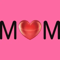 Women's Design By Humans Mom Heart Love By AmberDawn888 Racerback Tank Top