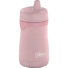 Thermos Baby 10 oz. Simple Pastels Insulated Stainless Steel Sippy Cup - Rose
