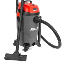 XtremepowerUS 8 Gallons Shop Vacuum 6hp 1200W 3-In-1 Wet/Dry Blower Vacuum with Wheel