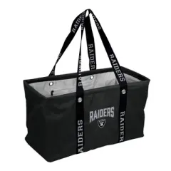 NFL Las Vegas Raiders Picnic Tote: Sports Pattern Polyester Bag