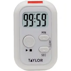 Taylor&reg; Precision Products Flashing Light Timer in White