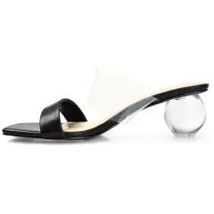 Journee Collection Womens July Tru Comfort Foam Open Toe Low Heel Pumps