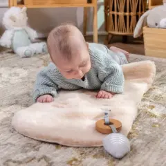 Ingenuity Every Season Plush Lambswool Mat - Cream