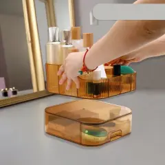 Unique Bargains Seven Grids Makeup Organizer for Lotions Brushes 1 Set