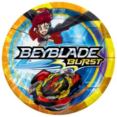 Treasures Gifted BEYBLADE Plates 9in - BEYBLADE Party Supplies - 8 Pack