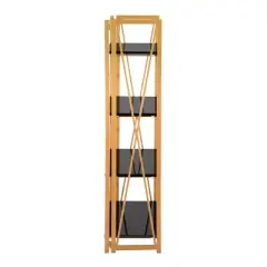 Folia 4 Shelf Vertical Bookcase - Lumisource