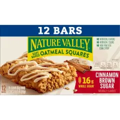 Nature Valley Soft Baked Oatmeal Cereal Bars - 12ct/14.88oz