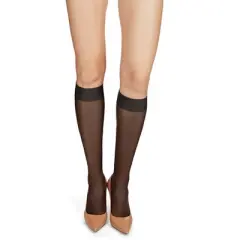 Memoi Women's Light Support Sheer Knee Highs
