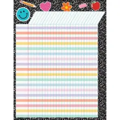 Teacher Created Resources&reg; Cool for School Incentive Chart, 17" x 22", Pack of 6