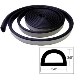 Taco Marine Weather Seal 10'l x 3/8"h x 5/8"w - Black - Boat Equipment and Parts - Model 11005713.