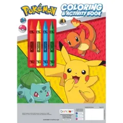 Pokemon Coloring Book with Crayons