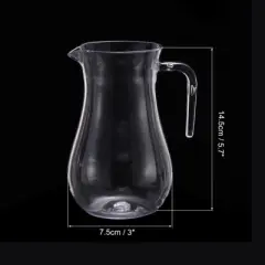 Unique Bargains Elegant Acrylic Water Carafes with Spout for Coffee Cocktails