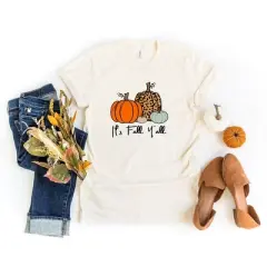 Simply Sage Market Women's It's Fall Y'all Pumpkins Short Sleeve Graphic Tee