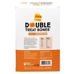 Ultra Chewy Double Bones Peanut Butter Flavor Dry Dog Treats -68oz/24pk